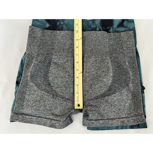 Lot Of 2 Athletic Shorts Gym Training Sz XL Running Green‎ / Gray - Picture 7 of 9
